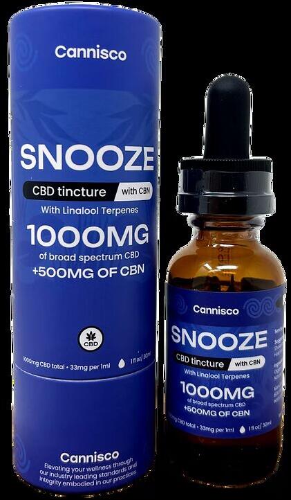 Cannisco "Snooze" CBD:CBN Tincture (1500mg Broad Spectrum)