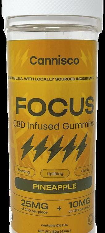 Cannisco "Focus" CBD:CBG Gummies